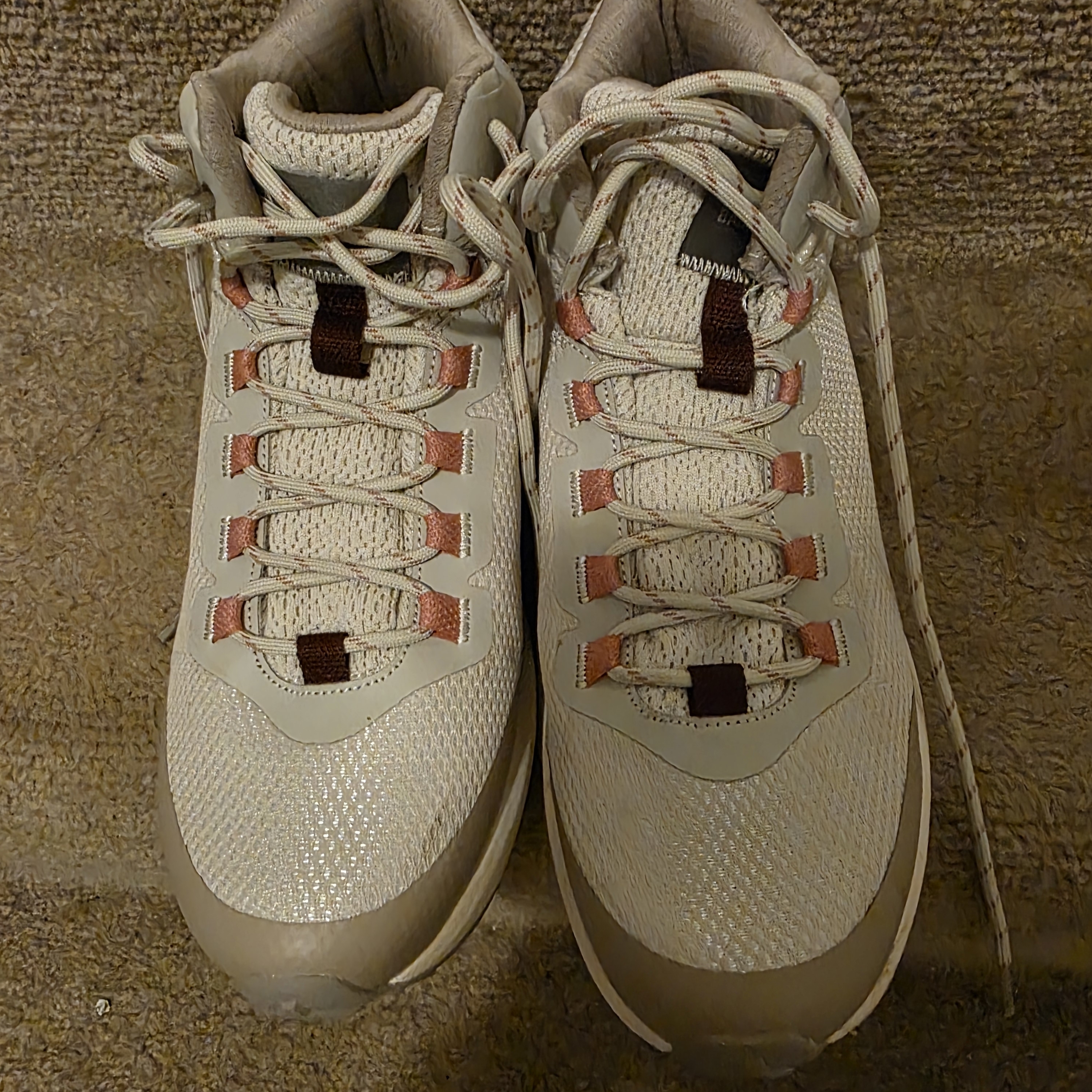 Eddie Bauer Cream And Pink Athletic Sneakers